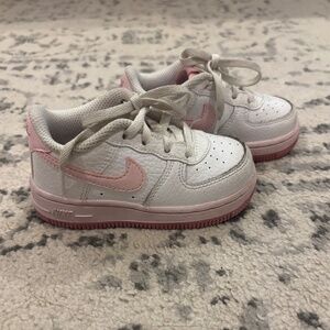 Nike toddler girl Air Force Ones